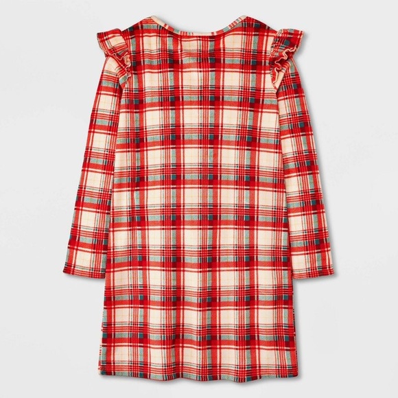 Cat & Jack Girls' Long Sleeve NightGown - NWOT - Picture 2 of 3